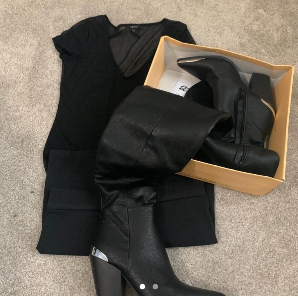 Thigh high boots
